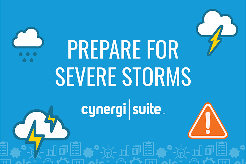 "Prepare For Severe Storms"